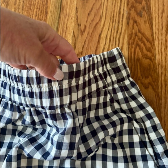 J Crew Gingham Midi Skirt - High Low Ruffle - size small - Picture 4 of 8